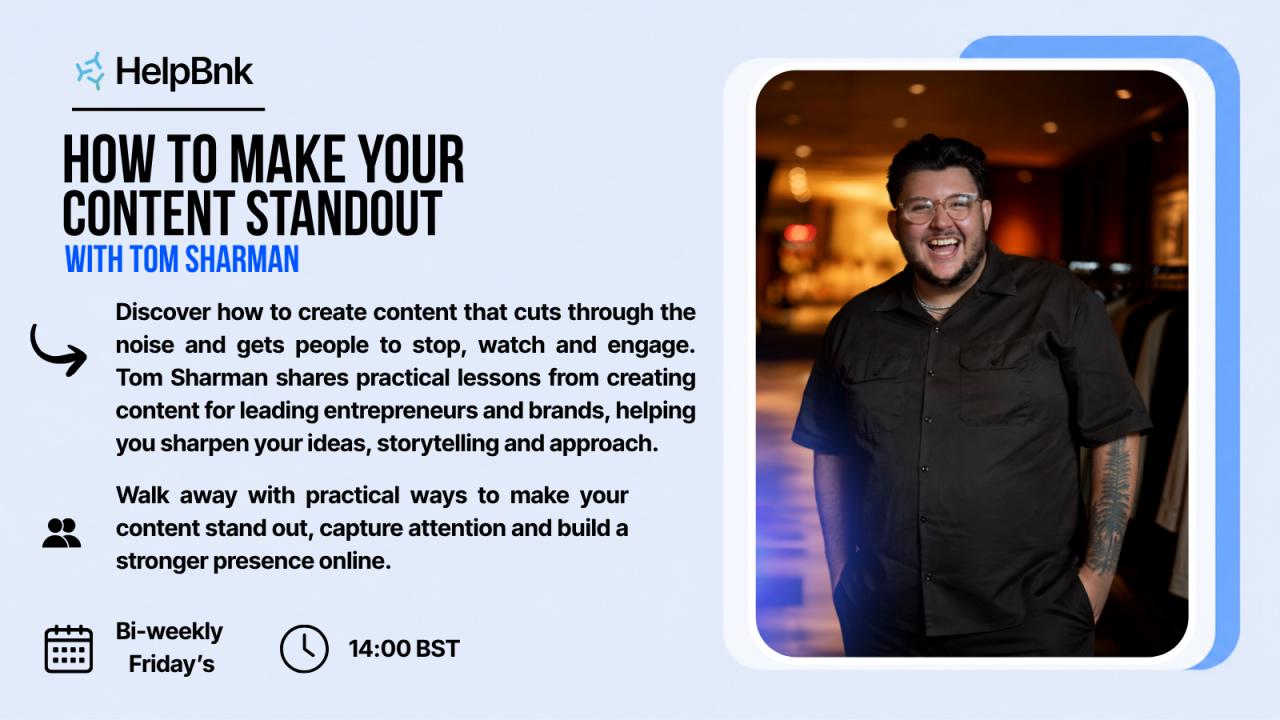 Artwork for How to Make Your Content Stand Out with Tom Sharman