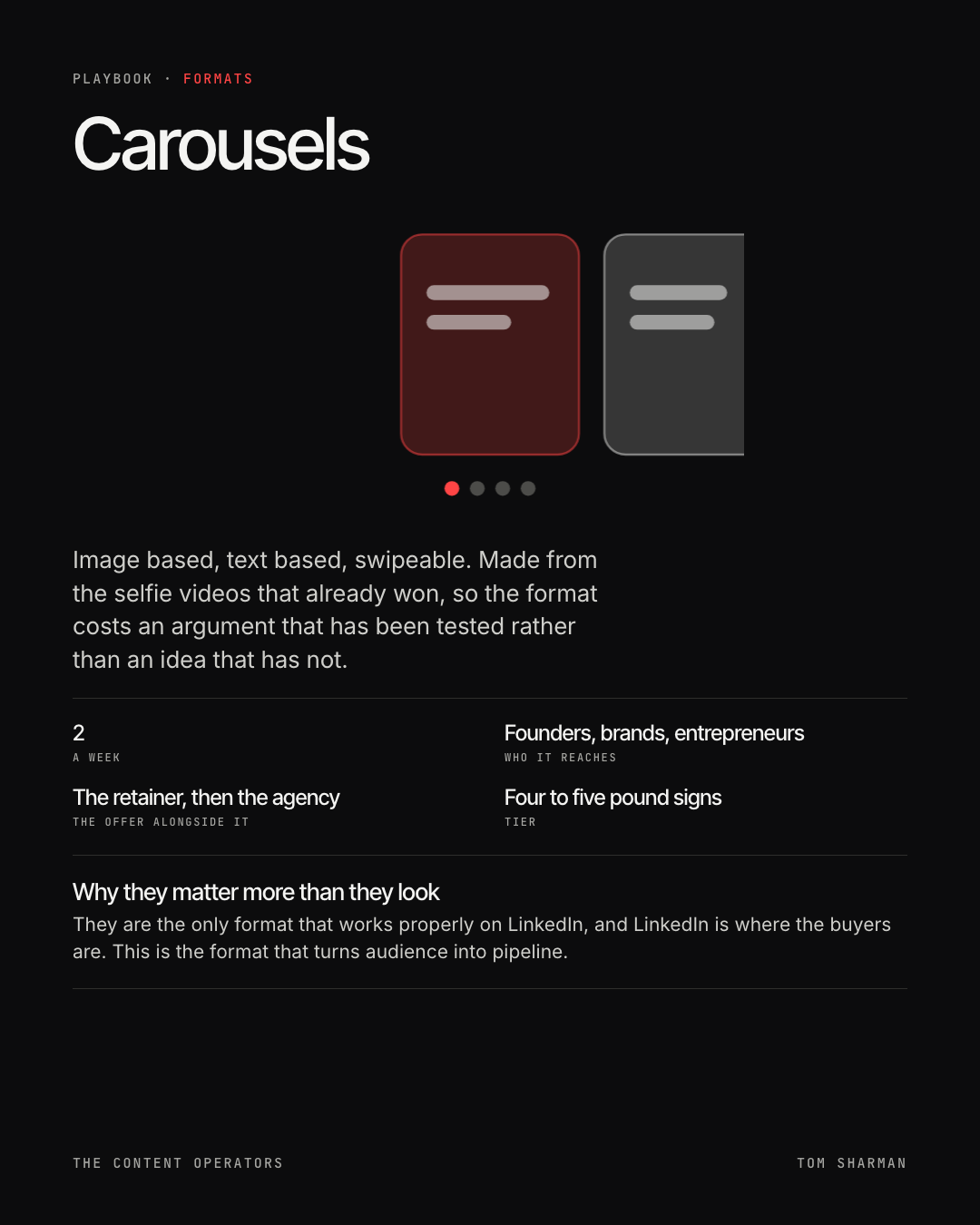 Carousels, the still