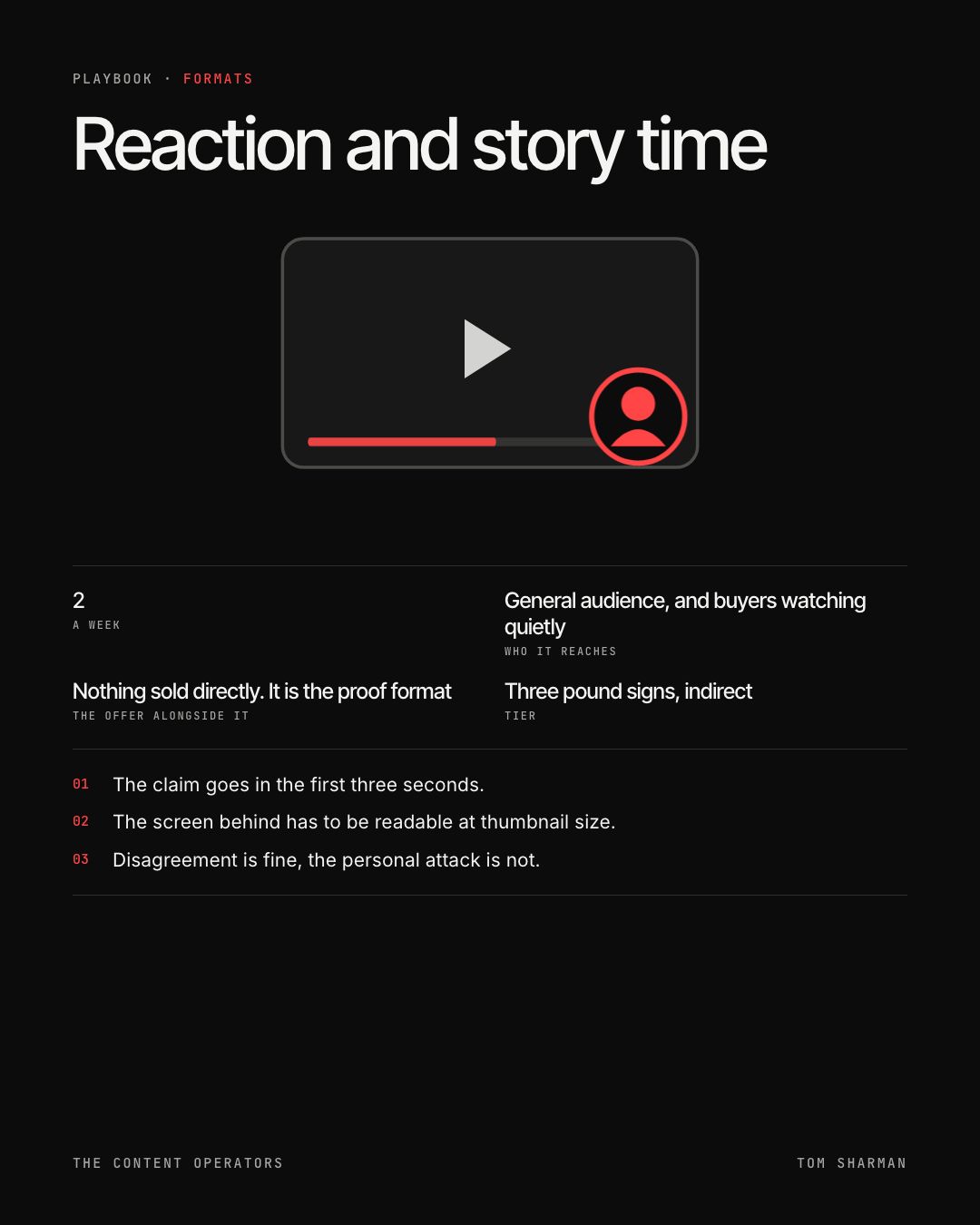 Reaction and story time, the still