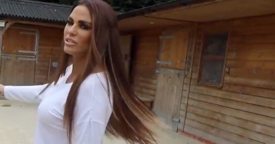 Katie Price reveals 'slime-filled' pool as she shows fans around 'messy mansion'